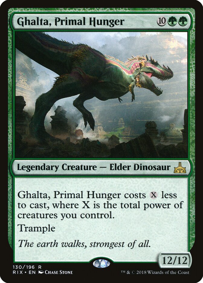 Ghalta, Primal Hunger (130) - Rivals of Ixalan (RIX)