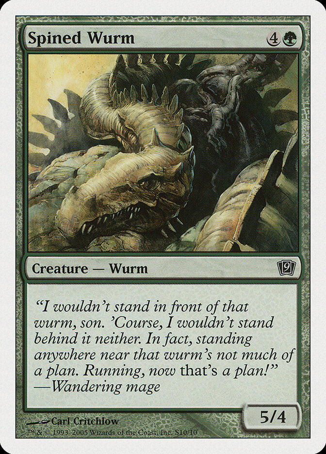 Spined Wurm (S10) - Ninth Edition (9ED)