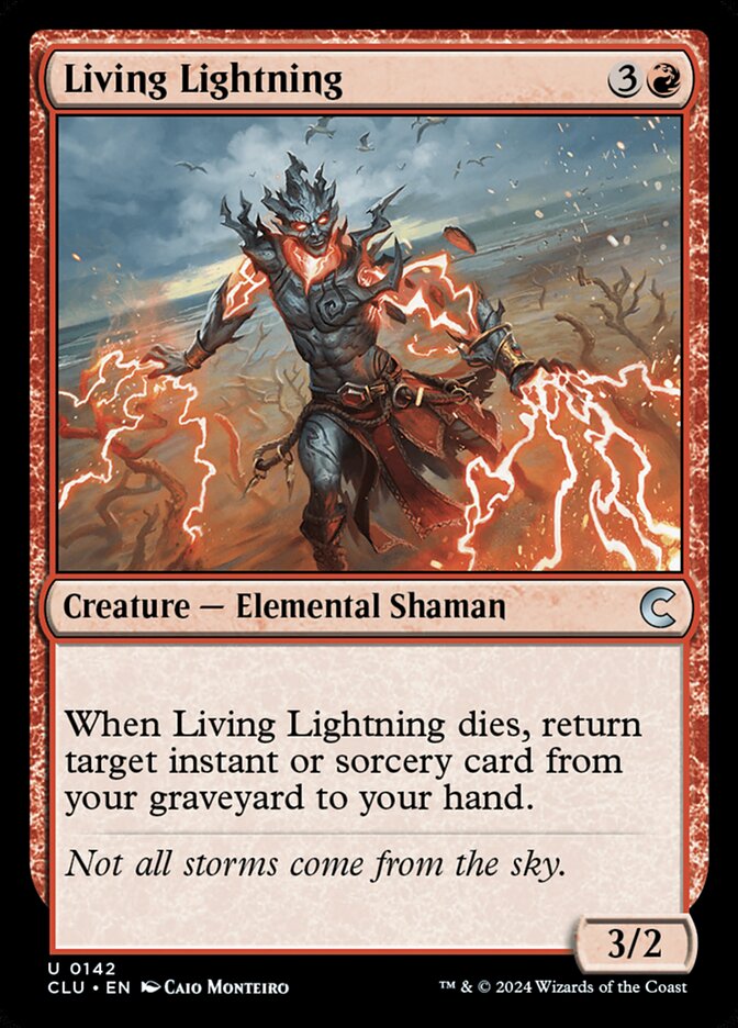 Living Lightning (142) - Ravnica: Clue Edition (CLU)