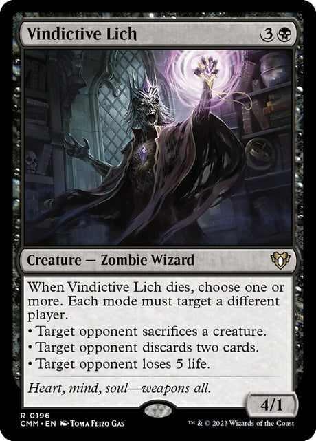 Vindictive Lich (196) - Commander Masters (CMM)