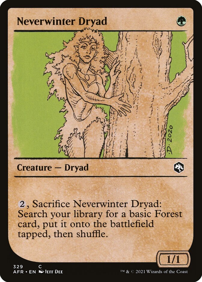 Neverwinter Dryad (329) - Adventures in the Forgotten Realms (AFR)