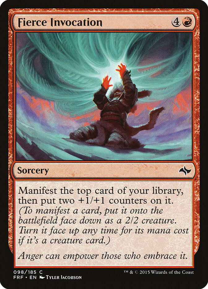 Fierce Invocation (98) - Fate Reforged (FRF)