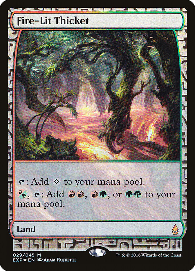 Fire-Lit Thicket (29) - Zendikar Expeditions (EXP)