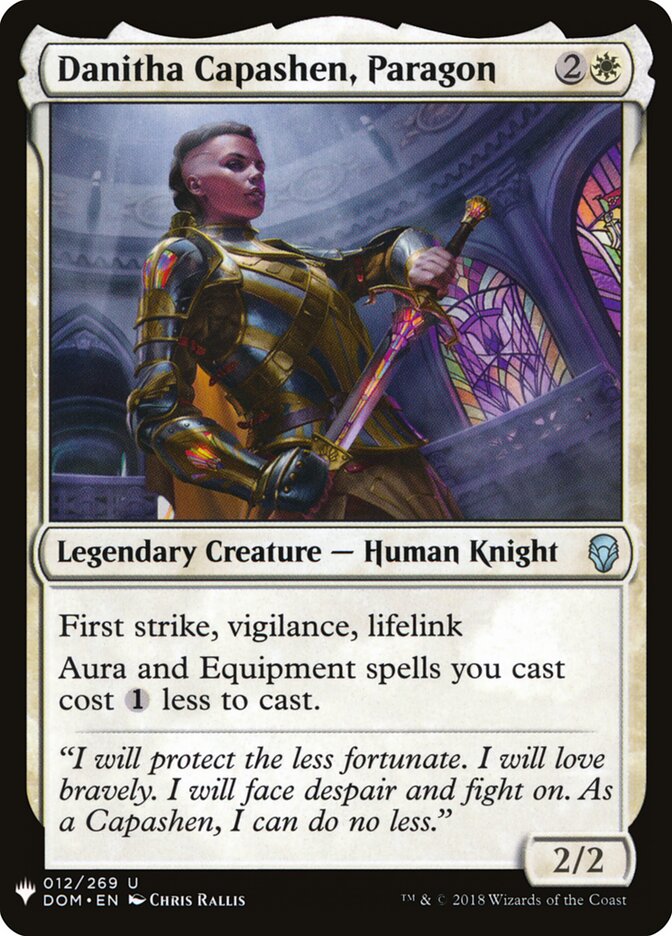 Danitha Capashen, Paragon (DOM-12) - The List (PLST)