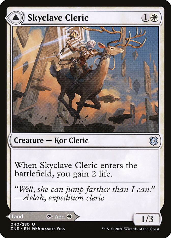 Skyclave Cleric // Skyclave Basilica (40) - Zendikar Rising (ZNR)