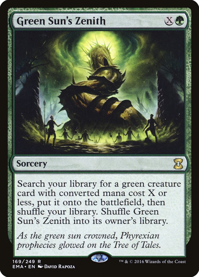 Green Sun's Zenith (169) - Eternal Masters (EMA)