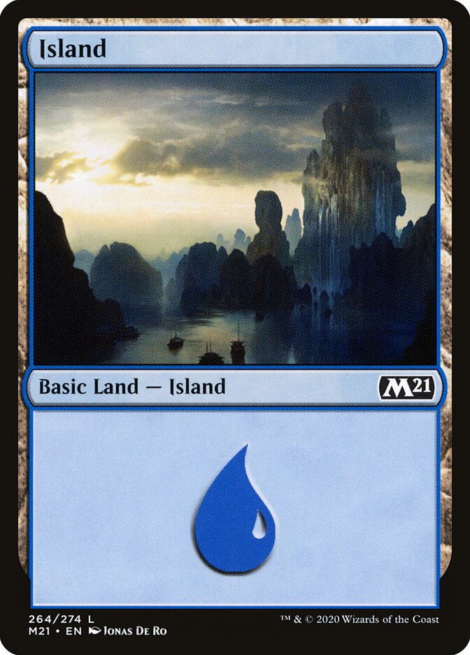 Island (264) - Core Set 2021 (M21)
