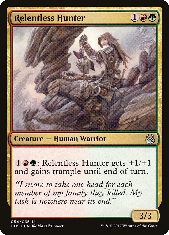 Relentless Hunter (54) - Duel Decks: Mind vs. Might (DDS)