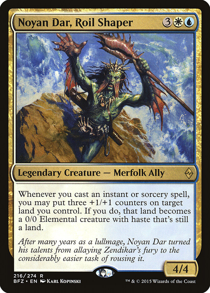 Noyan Dar, Roil Shaper (216) - Battle for Zendikar (BFZ)