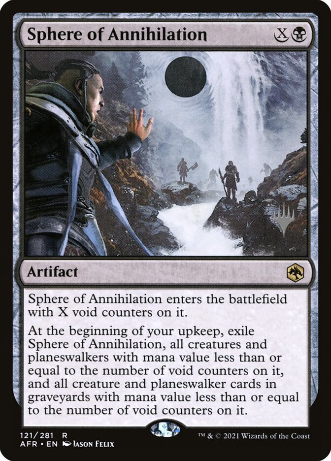 Sphere of Annihilation (121p) - Adventures in the Forgotten Realms Promos (PAFR)