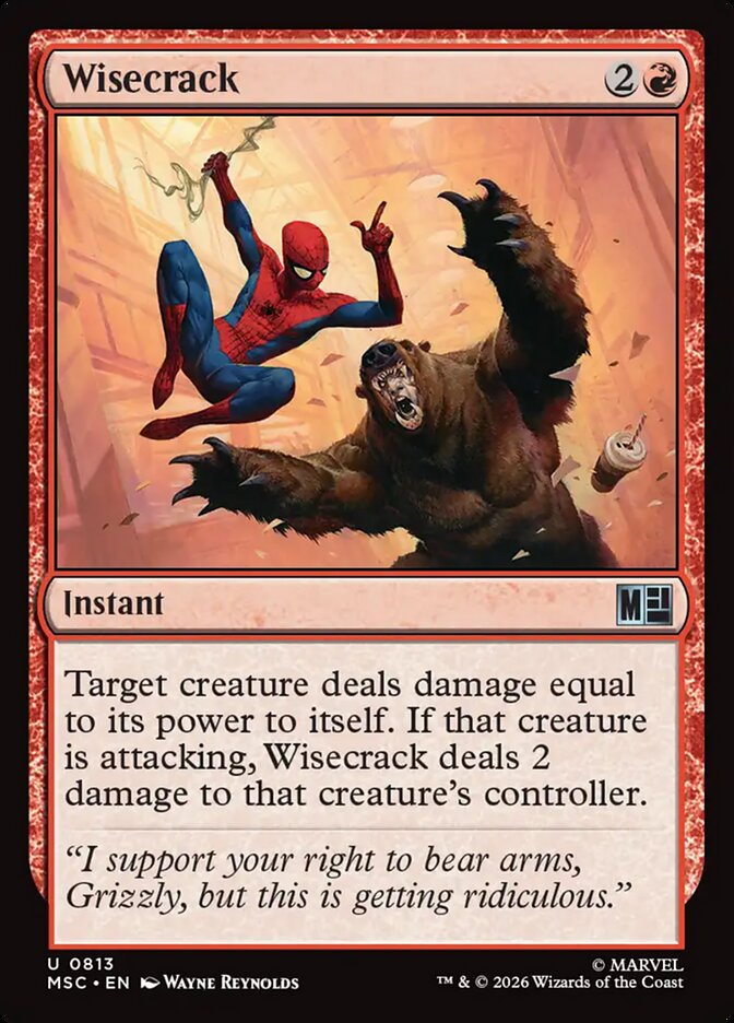 Wisecrack (813) - Marvel Super Heroes Commander (MSC)