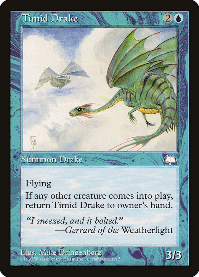 Timid Drake (54) - Weatherlight (WTH)