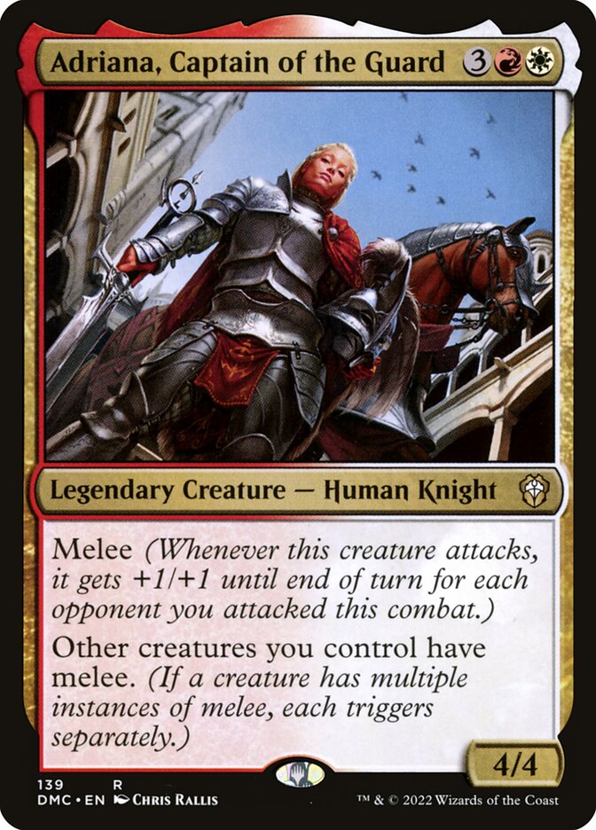 Adriana, Captain of the Guard (139) - Dominaria United Commander (DMC)
