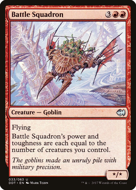 Battle Squadron (33) - Duel Decks: Merfolk vs. Goblins (DDT)