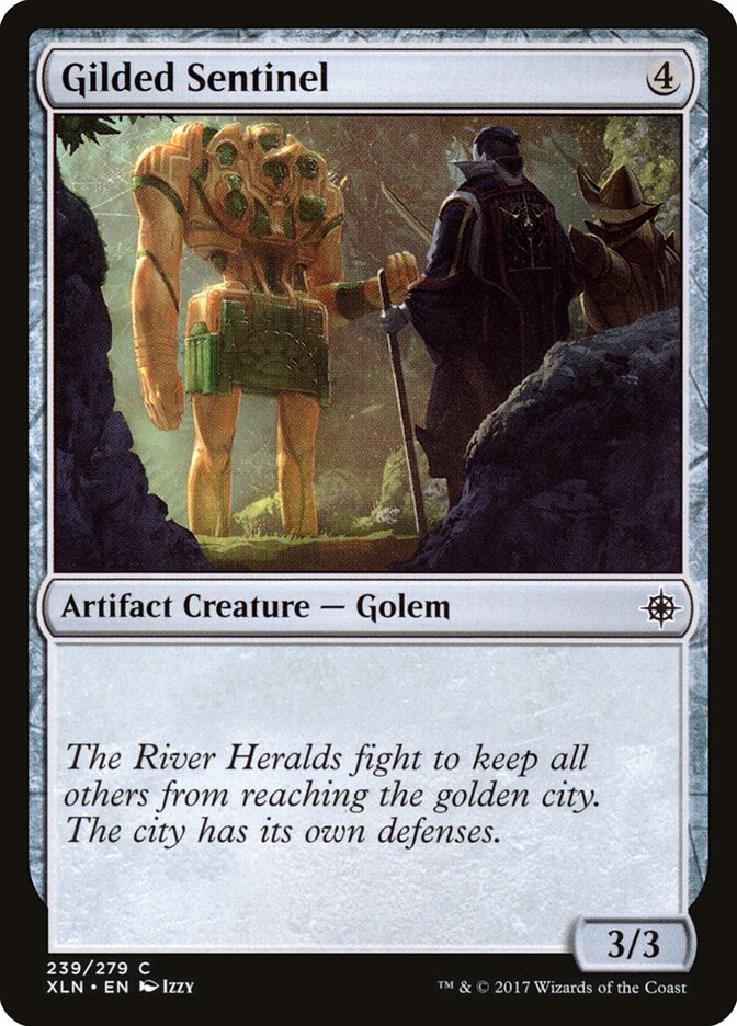 Gilded Sentinel (239) - Ixalan (XLN)