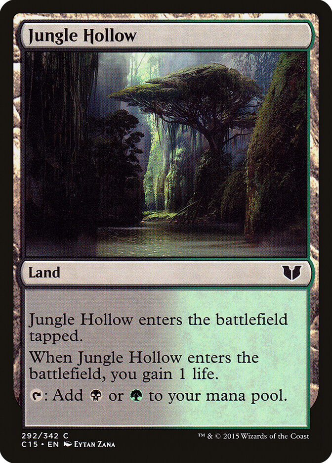 Jungle Hollow (292) - Commander 2015 (C15)