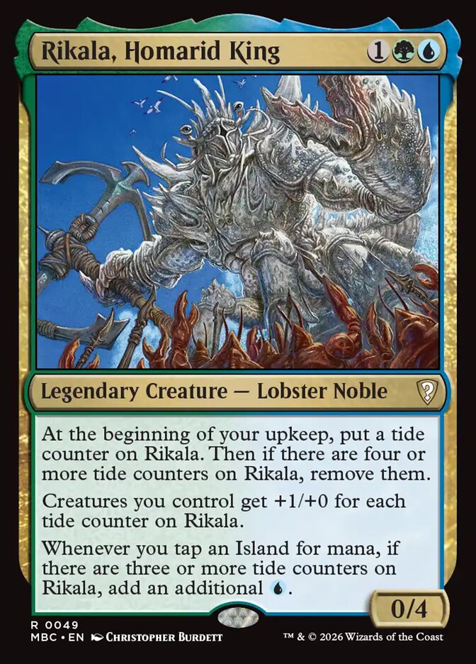 Rikala, Homarid King (49) - Mystery Booster Commander Edition (MBC)