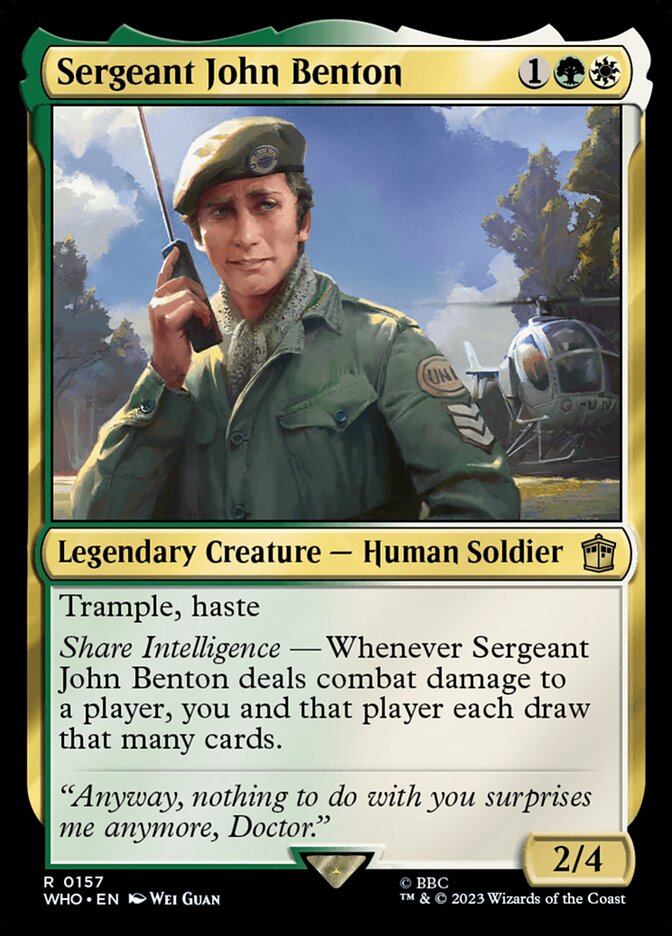 Sergeant John Benton (157) - Doctor Who (WHO)