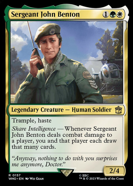 Sergeant John Benton (157) - Doctor Who (WHO)