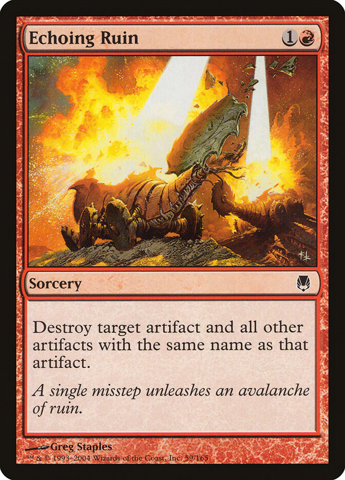 Echoing Ruin (59) - Darksteel (DST)