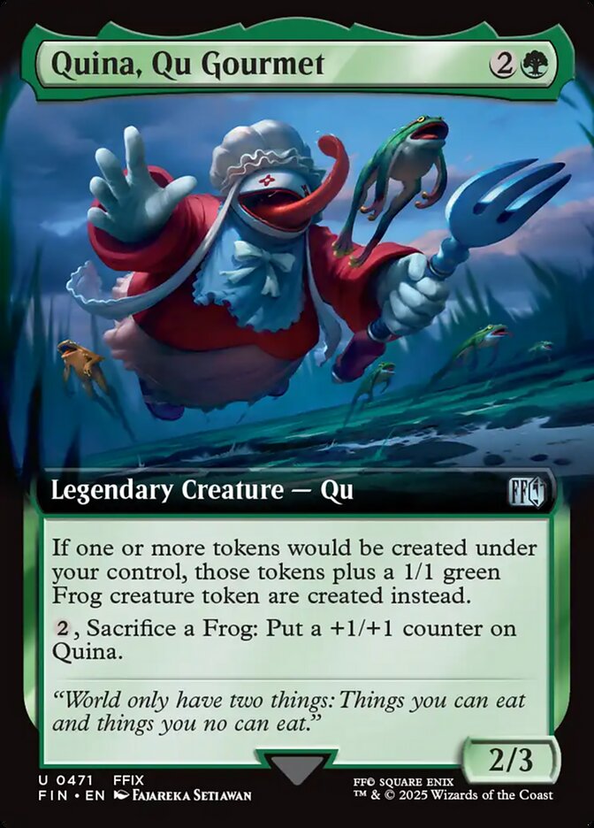 Quina, Qu Gourmet (471) - [Foil, Extended Art] Final Fantasy (FIN)