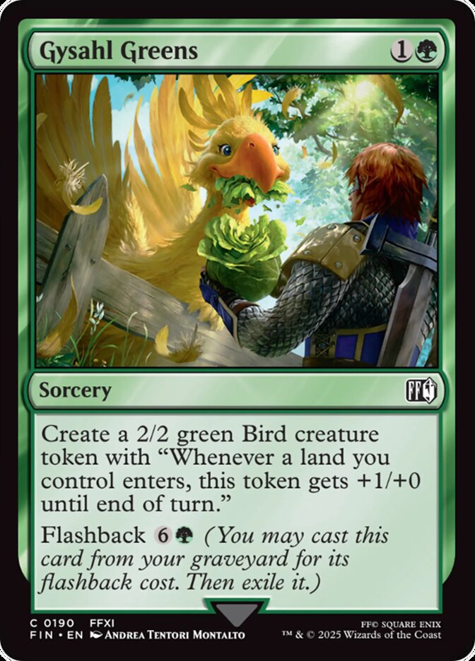 Gysahl Greens (190) - [Foil] Final Fantasy (FIN)
