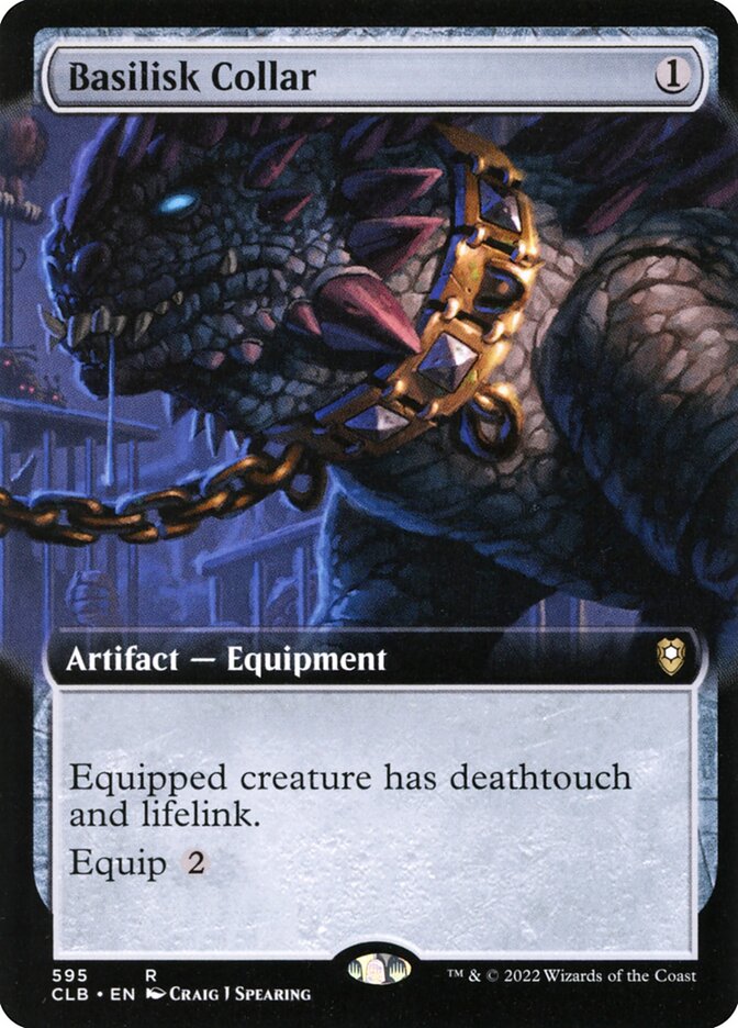 Basilisk Collar (595) - Commander Legends: Battle for Baldur's Gate (CLB)