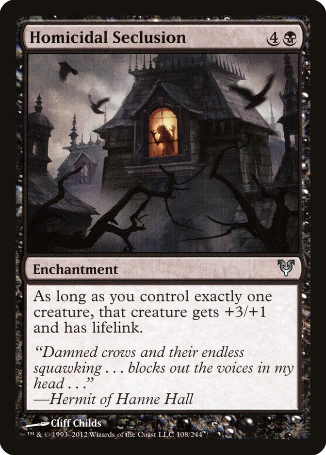 Homicidal Seclusion (108) - Avacyn Restored (AVR)