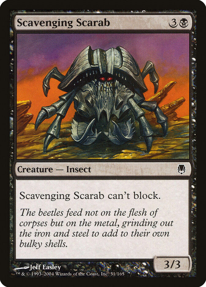 Scavenging Scarab (51) - Darksteel (DST)