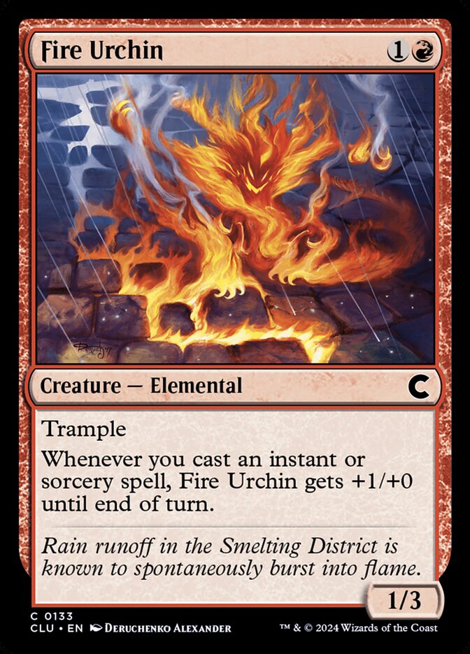 Fire Urchin (133) - Ravnica: Clue Edition (CLU)