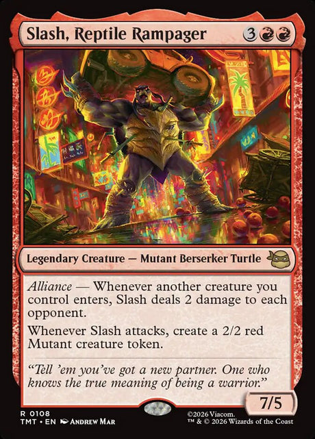 Slash, Reptile Rampager (108) - Teenage Mutant Ninja Turtles (TMT)