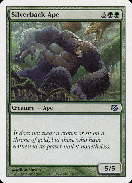 Silverback Ape (S7) - Eighth Edition (8ED)
