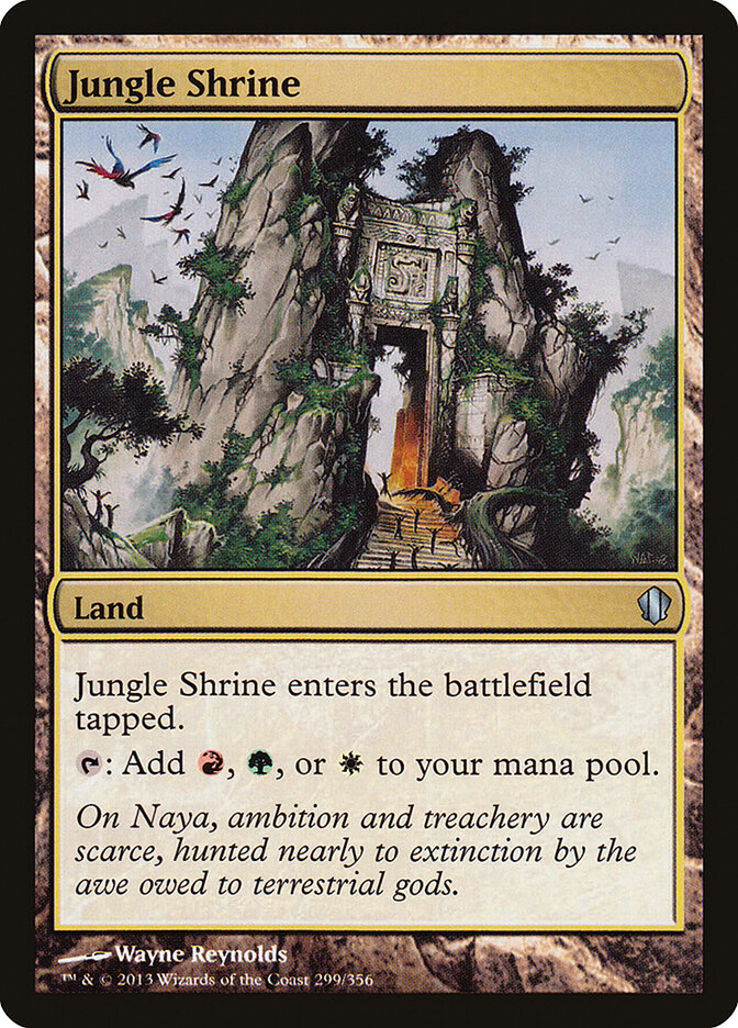 Jungle Shrine (299) - Commander 2013 (C13)