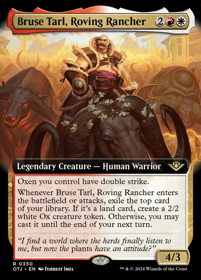 Bruse Tarl, Roving Rancher (350) - Outlaws of Thunder Junction (OTJ)