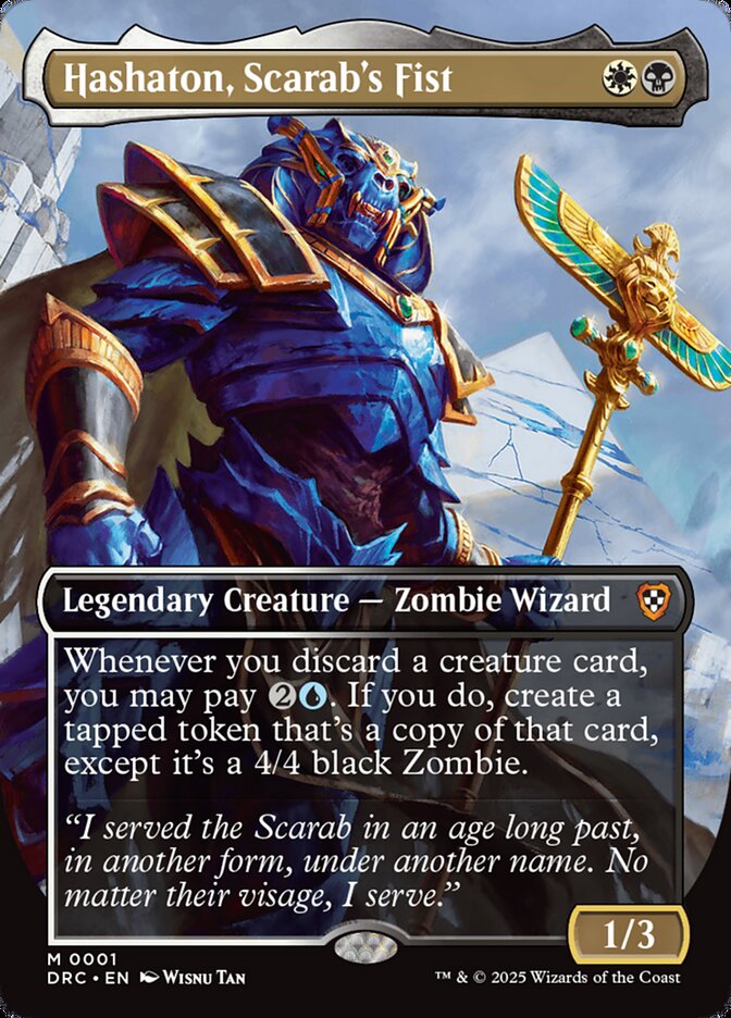 Hashaton, Scarab's Fist - [Borderless] Aetherdrift Commander (DRC)