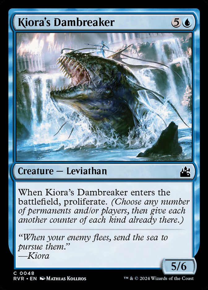Kiora's Dambreaker (48) - Ravnica Remastered (RVR)