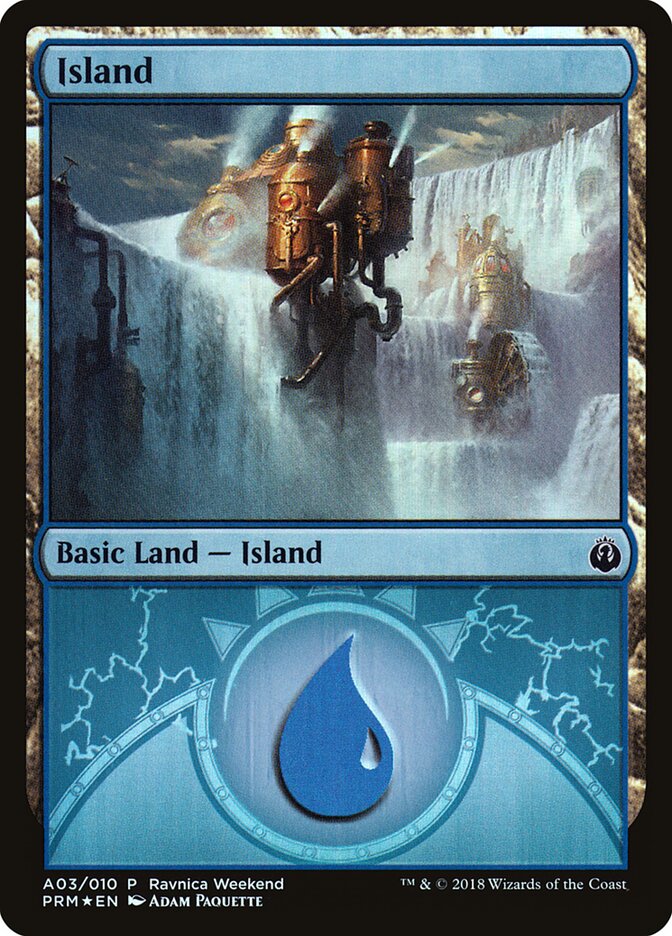 Island (A03) - GRN Ravnica Weekend (PRWK)