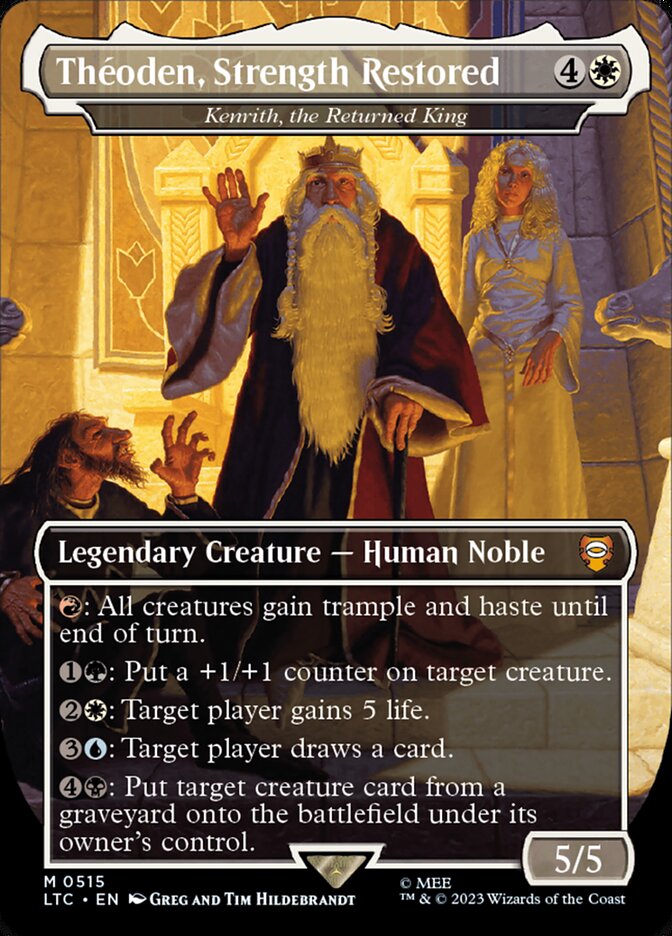 Théoden, Strength Restored - Kenrith, the Returned King (515) - Tales of Middle-earth Commander (LTC)