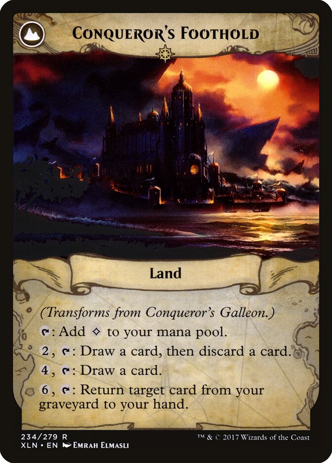 Conqueror's Galleon // Conqueror's Foothold (234) - Ixalan (XLN)