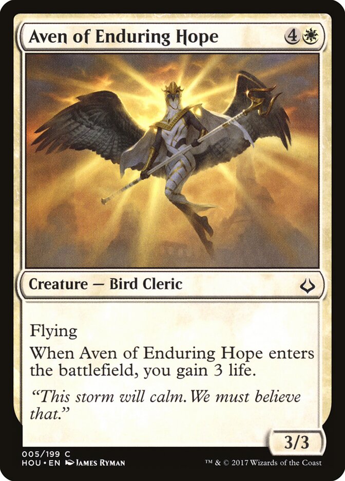 Aven of Enduring Hope (5) - Hour of Devastation (HOU)
