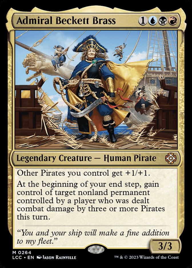 Admiral Beckett Brass (264) - The Lost Caverns of Ixalan Commander (LCC)