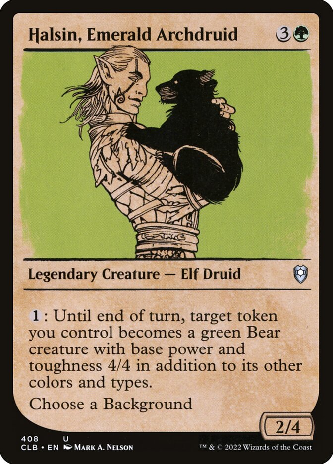 Halsin, Emerald Archdruid (408) - Commander Legends: Battle for Baldur's Gate (CLB)