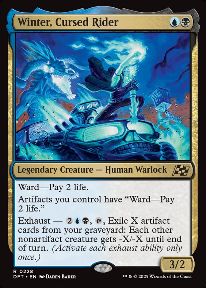 Winter, Cursed Rider (228) - Aetherdrift (DFT)