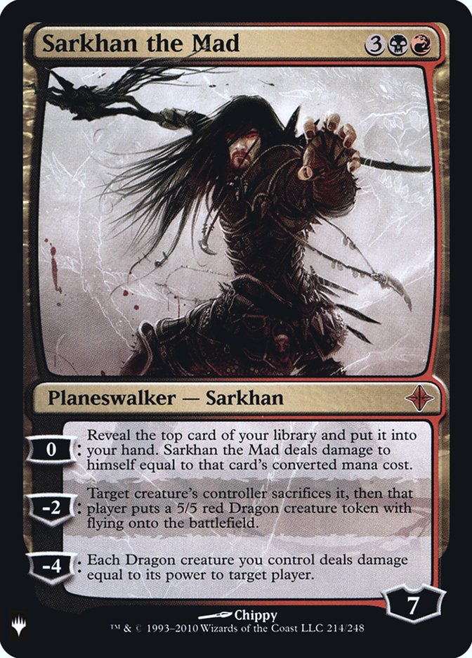 Sarkhan the Mad - [Foil] The List (PLST)