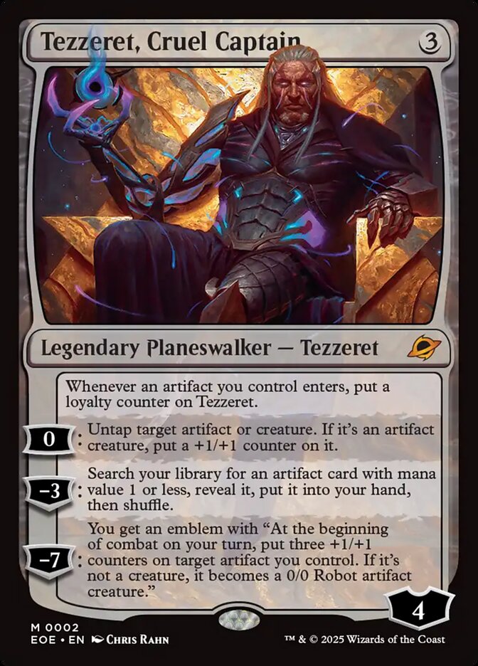 Tezzeret, Cruel Captain (2) - Edge of Eternities (EOE)