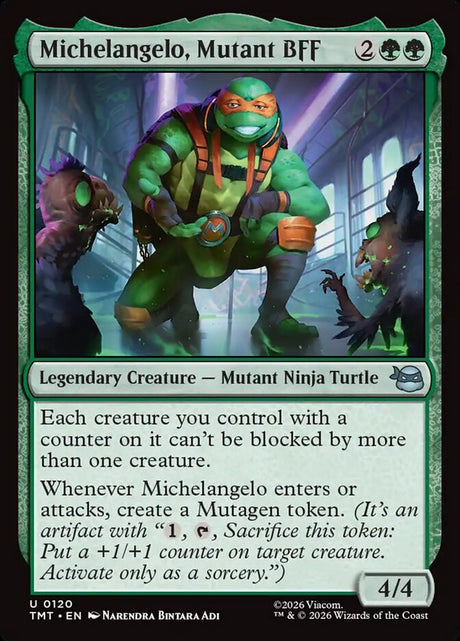 Michelangelo, Mutant BFF (120) - Teenage Mutant Ninja Turtles (TMT)