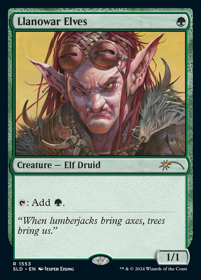 Llanowar Elves (1553) - Secret Lair Drop (SLD)