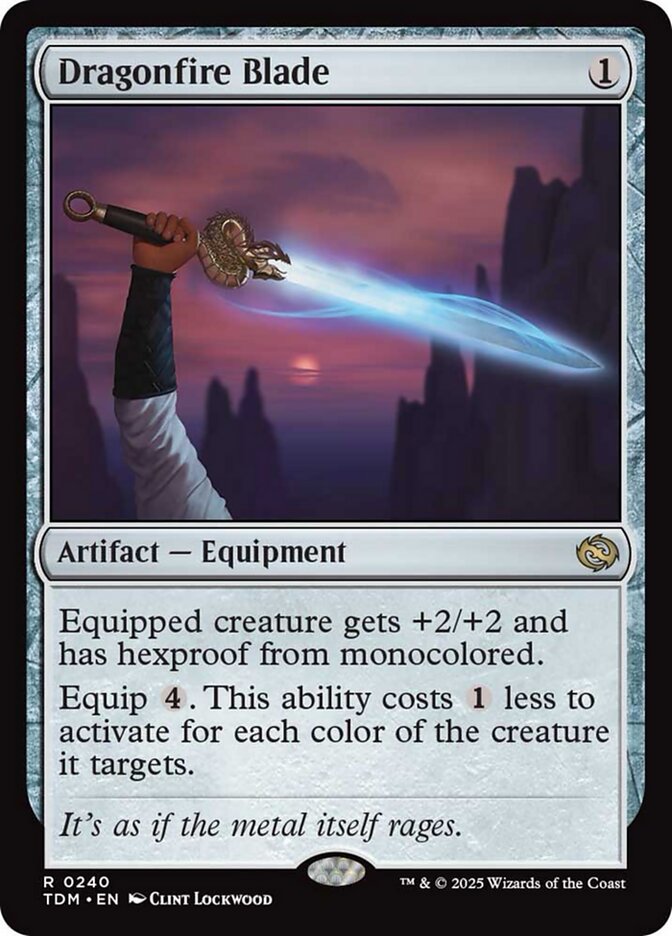 Dragonfire Blade (240) - [Foil] Tarkir: Dragonstorm (TDM)