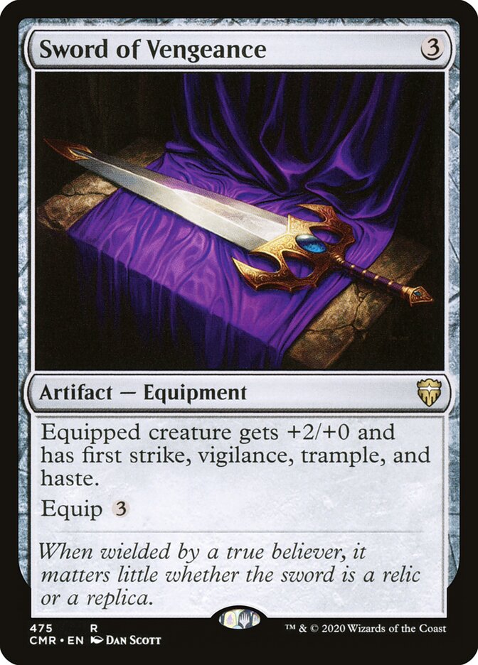 Sword of Vengeance (475) - Commander Legends (CMR)
