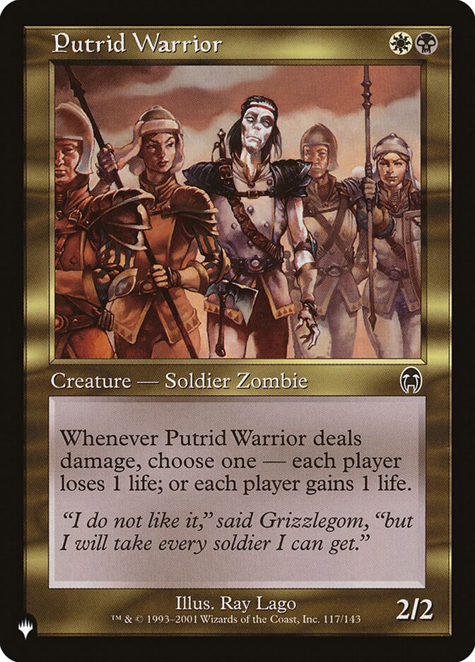 Putrid Warrior (APC-117) - The List (PLST)